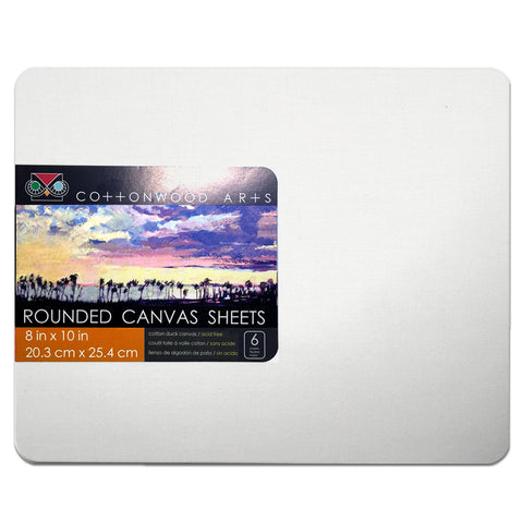 R2 Canvas Sheet Round (8x10)