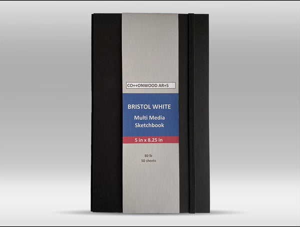 D5 Bristol White Multi Media sketchbook (5x8.25)
