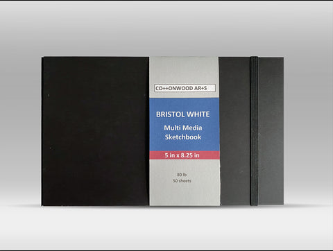 D6  Bristol White Multi Media sketchbook (5x8.25)