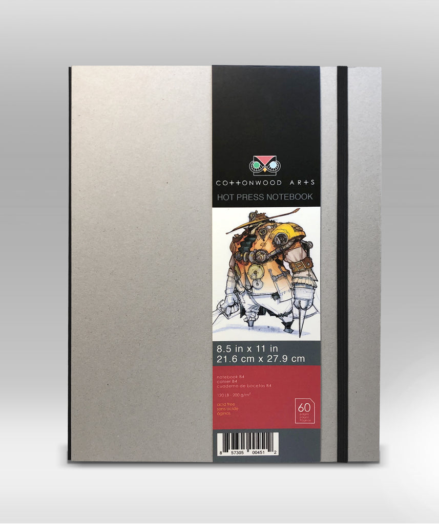 B4 Hot Press Notebook (8.5x11) – Cottonwood Arts