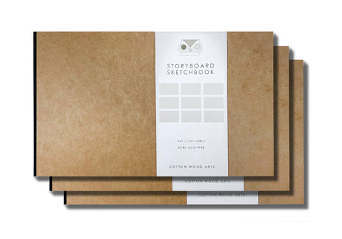 Storyboard Sketchbook 3x3 (3 books)