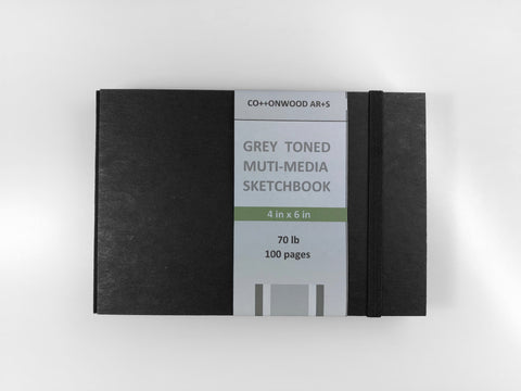 H8 Grey Toned Multi-Media Sketchbook (4x6)